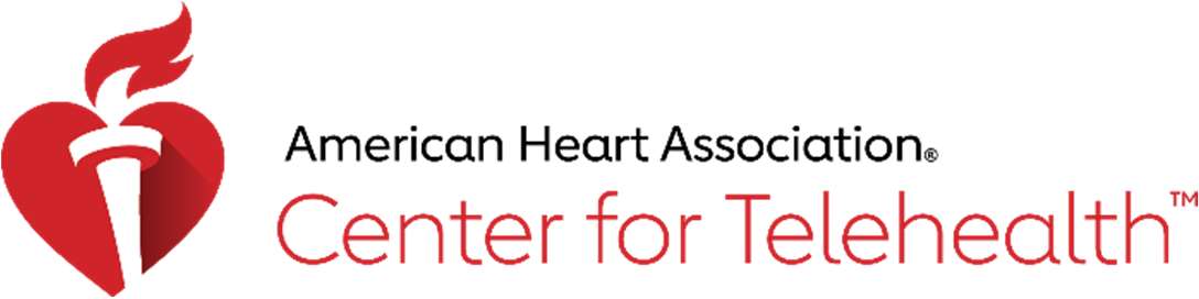 American Hearth Association Center for Telehealth logo